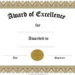 Sample Award Certificates Templates