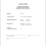 Sample Certificate Employment Template