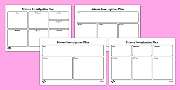 Science Report Template Ks2