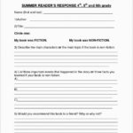 Second Grade Book Report Template