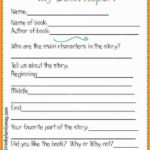 Second Grade Book Report Template