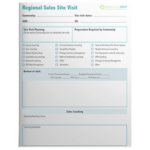 Site Visit Report Template