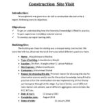 Site Visit Report Template