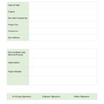 Site Visit Report Template Free Download