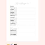 Site Visit Report Template Free Download