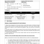 Site Visit Report Template Free Download