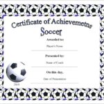 Soccer Award Certificate Templates Free