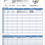 Soccer Report Card Template