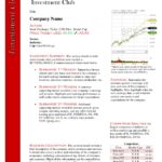 Stock Analyst Report Template