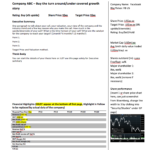 Stock Analyst Report Template