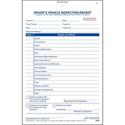 Vehicle Inspection Report Template