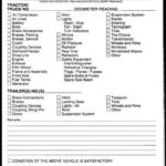 Vehicle Inspection Report Template