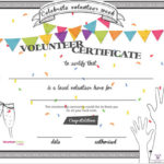 Volunteer Award Certificate Template