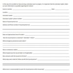 Volunteer Report Template