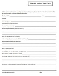 Image 6 for Volunteer Report Template