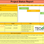 Weekly Project Status Report Template Powerpoint