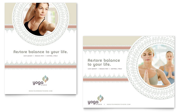 Yoga Gift Certificate Template Free