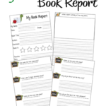 1St Grade Book Report Template
