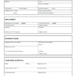 Accident Report Form Template Uk