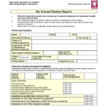 Annual Review Report Template