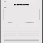 Book Report Template High School