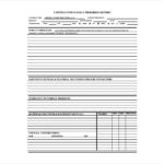 Construction Daily Progress Report Template