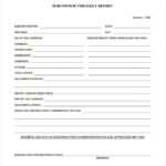 Construction Daily Report Template Free