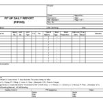 Daily Inspection Report Template