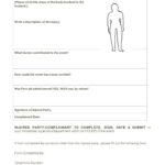 First Aid Incident Report Form Template