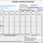 Gas Mileage Expense Report Template