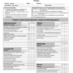 High School Student Report Card Template