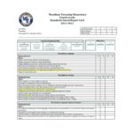 High School Student Report Card Template