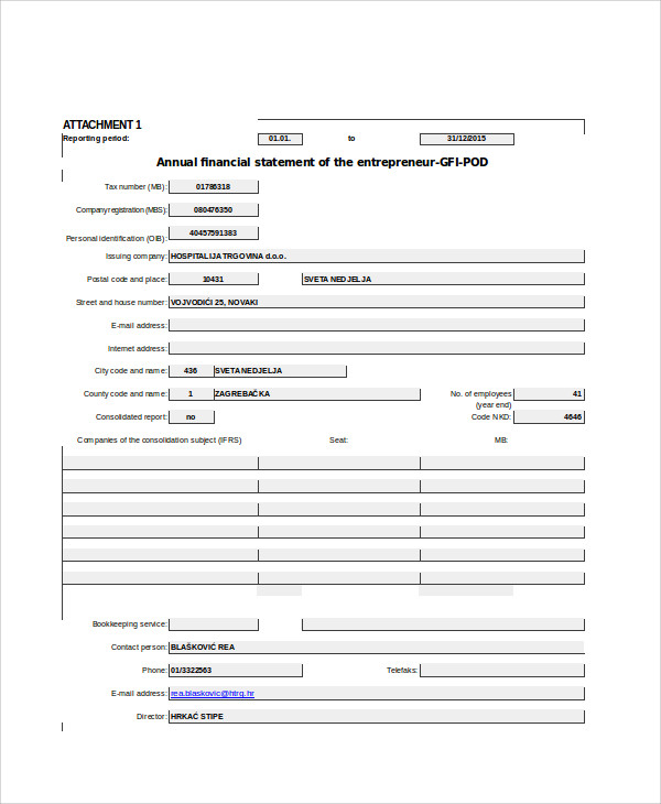 Hr Annual Report Template