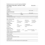 Incident Report Book Template