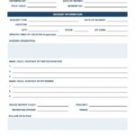 Incident Report Template Uk