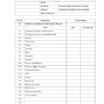 Information System Audit Report Template