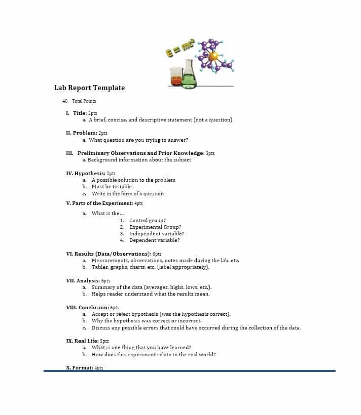 Lab Report Conclusion Template