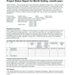 Month End Report Template