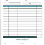 Monthly Expense Report Template Excel