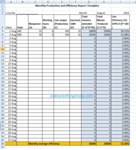 Image 6 for Monthly Productivity Report Template