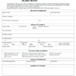 Office Incident Report Template