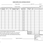 Per Diem Expense Report Template