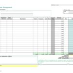 Per Diem Expense Report Template