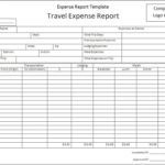 Per Diem Expense Report Template