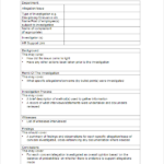 Presentence Investigation Report Template