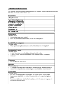 Presentence Investigation Report Template - PROFESSIONAL TEMPLATES ...