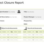 Project Closure Report Template Ppt