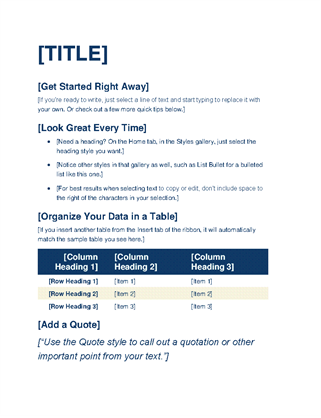 Research Project Report Template