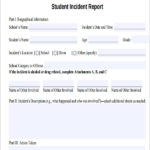 School Incident Report Template