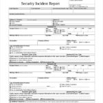 School Incident Report Template